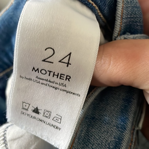 Mother The Insider Crop Fray size 24 in Liar Liar - Picture 7 of 8